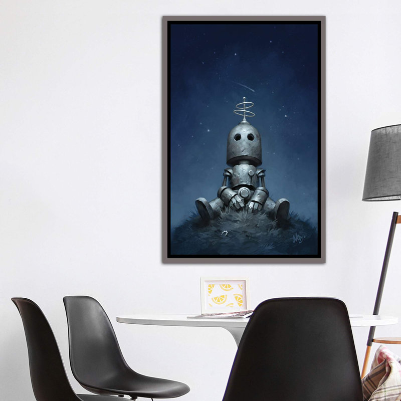 Fantasy & Sci-Fi, 60" H x 40" W x 1.5" D, Dark Rustic Wood Framed Canvas