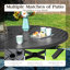 Leonard Round Metal Outdoor Dining Table-1341873084