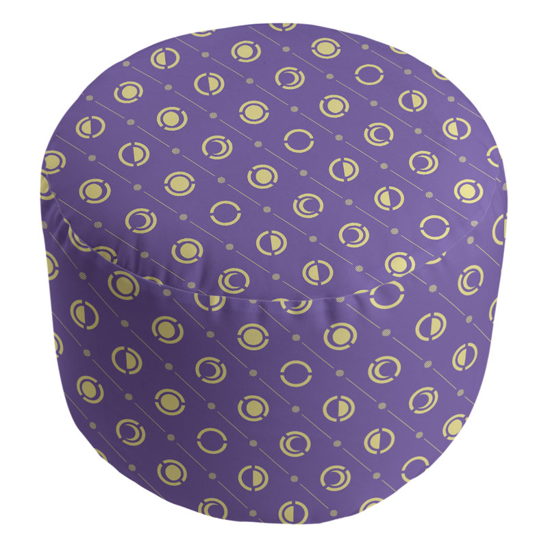 repose-pieds de deux phases de la lune de couleur, Mauve / jaune