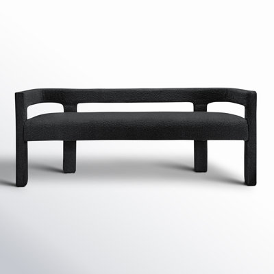 Cedernier Upholstered Boucle Bench