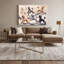 Chiens, caniche, art mural sur toile grise-1507542321
