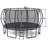 16FT Trampoline Pumpkin- Black Red