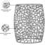 Table de bout cylindrique -1773687281