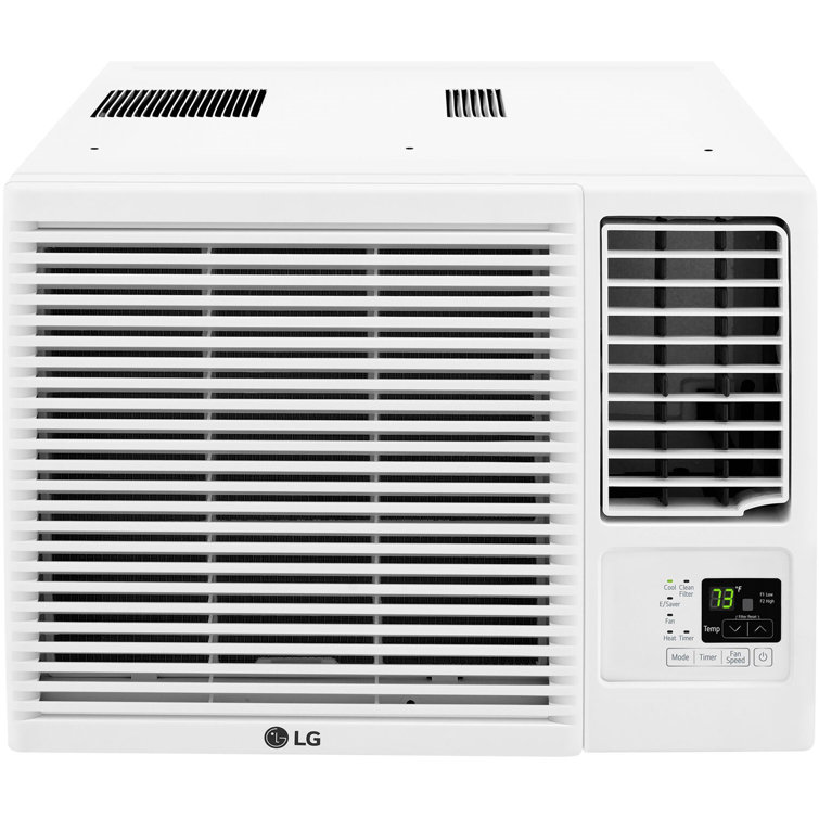 7,500 BTU Window Air Conditioner with Heater and Remote