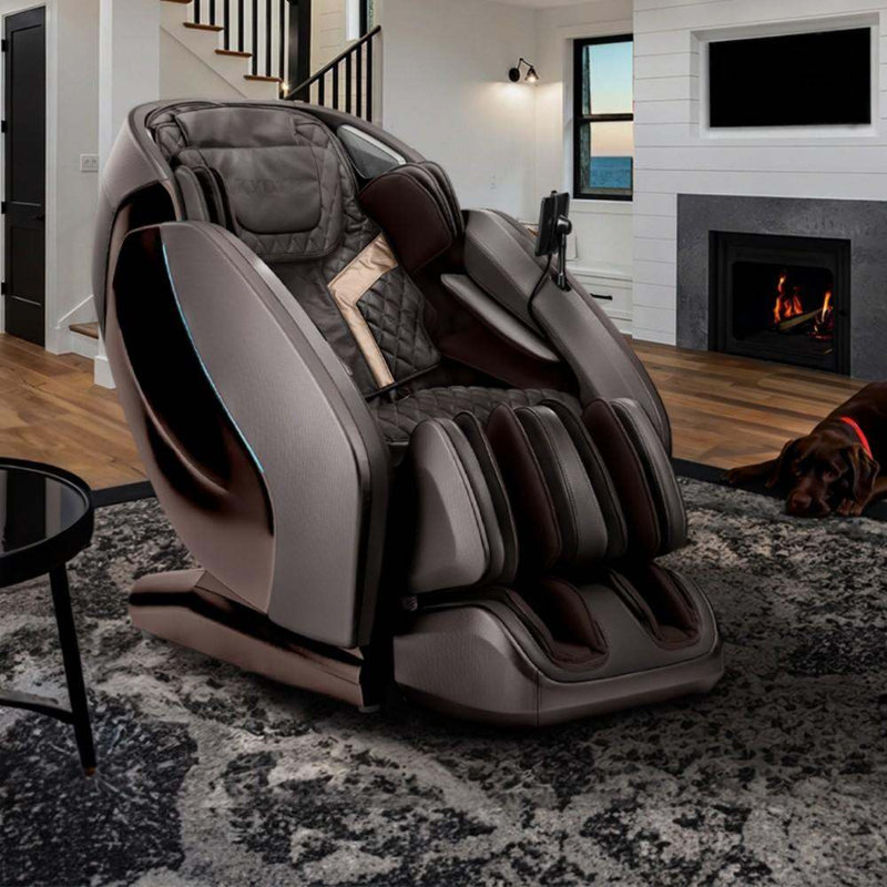 Fauteuil de massage Kyota Hatsumei M900 4D AI (brun foncé)