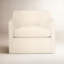 Fauteuil pivotant rembourré Marietta-500729021