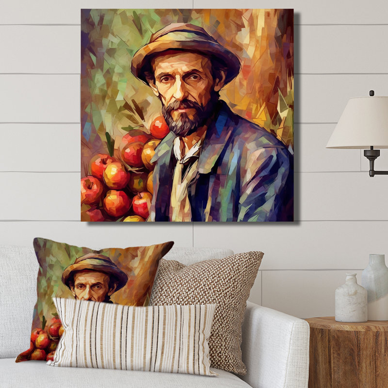 «Dignified Man», reproduction sur toile, H 16 po x l 16 po x P 1 po, Toile tendue