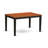 6 Piece Dining Table Set Contains a Rectangle Dining Table with Butterfly Leaf and 4 Wooden Seat Chairs with a Bench, Black & Cherry-63773032-95398966-95399369