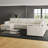 U-Shaped Stoarge Sofa Convertible Oversized Livingroom Couch-1860890442