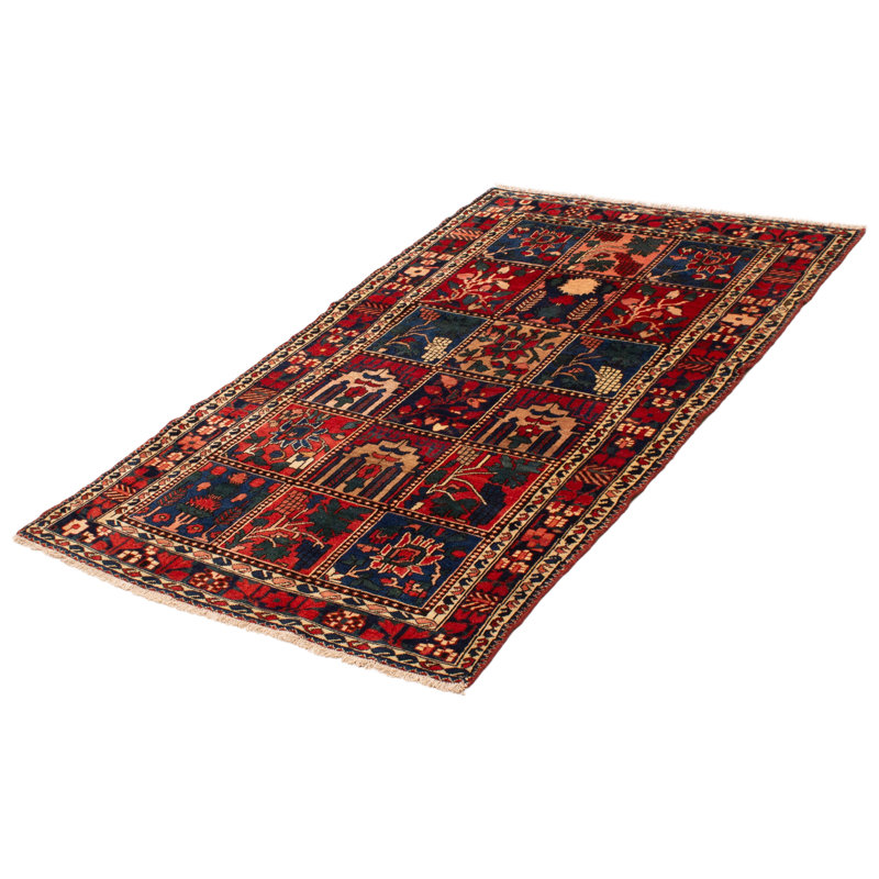 Tapis rouge Kayseri 4 pi 6 po x 7 pi 7 po