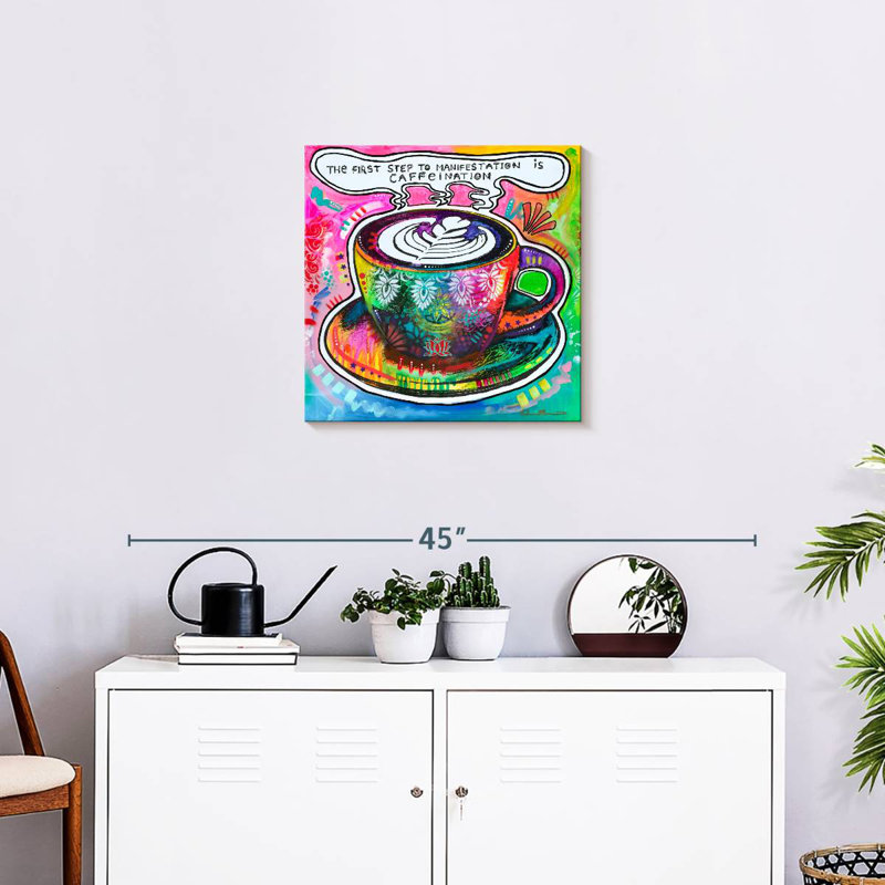 Ketti Caffeination, 20" H x 20" W