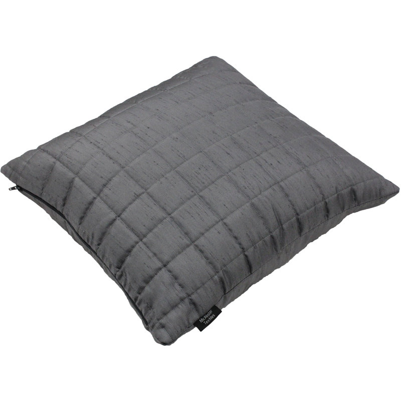Bloxom Square Cushion Cover, Charcoal Grey, 60 x 60cm