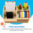 5 Compartment Manufactured Wood Cubby Bin
