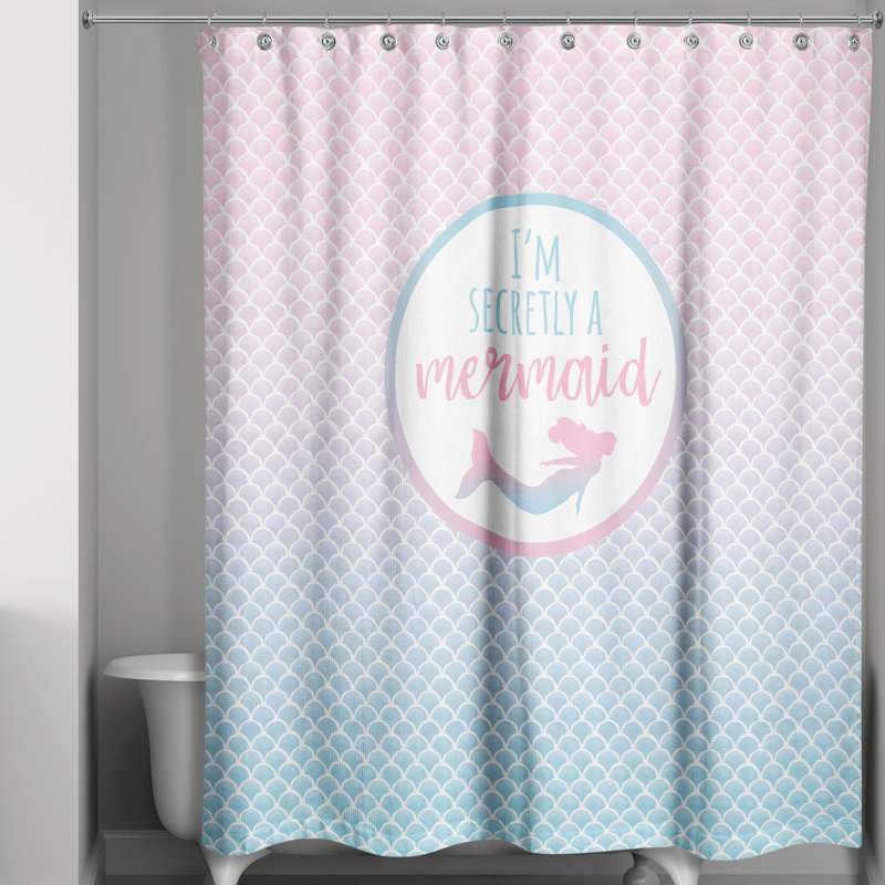 Rideau de douche simple secrètement sirène Jarret