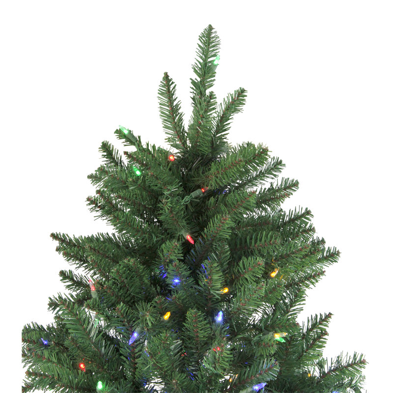 Lighted Artificial Fir Christmas Tree, 9' H
