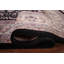 Black Floral  Indian Area Rug 9x12