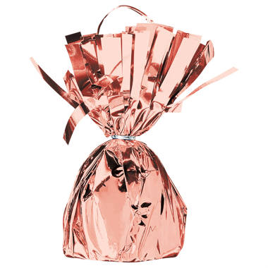 Beistle Metallic Wrapped Party Balloon Weight - pink