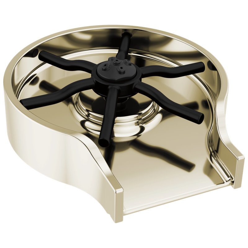 Glass Rinser, Polished Nickel