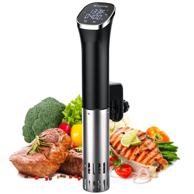 Machine sous vide, cuiseur sous vide 1100W avec température et minuterie précises, dispositif de circulation à immersion de précision ultra silencieux, gadgets de cuisine avec recettes