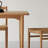 Oak Rectangular Solid Wood Top with Solid Wood Base Dining Table-105968604-105968603