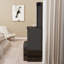 Petit meuble-lavabo 29,2 po avec tabouret de chevet et tabouret rembourré-1258789143