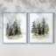 Impression encadrée Washy Treeline I-Premium - prête à être accrochée - aucun clou requis - aucun clou requis-1881254874-1881254879