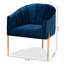 Velvet Barrel Chair-608937300