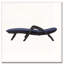 CHAISE Longe avec coussin