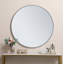 Sabine Metal Round Wall Mirror-33390846-33390849
