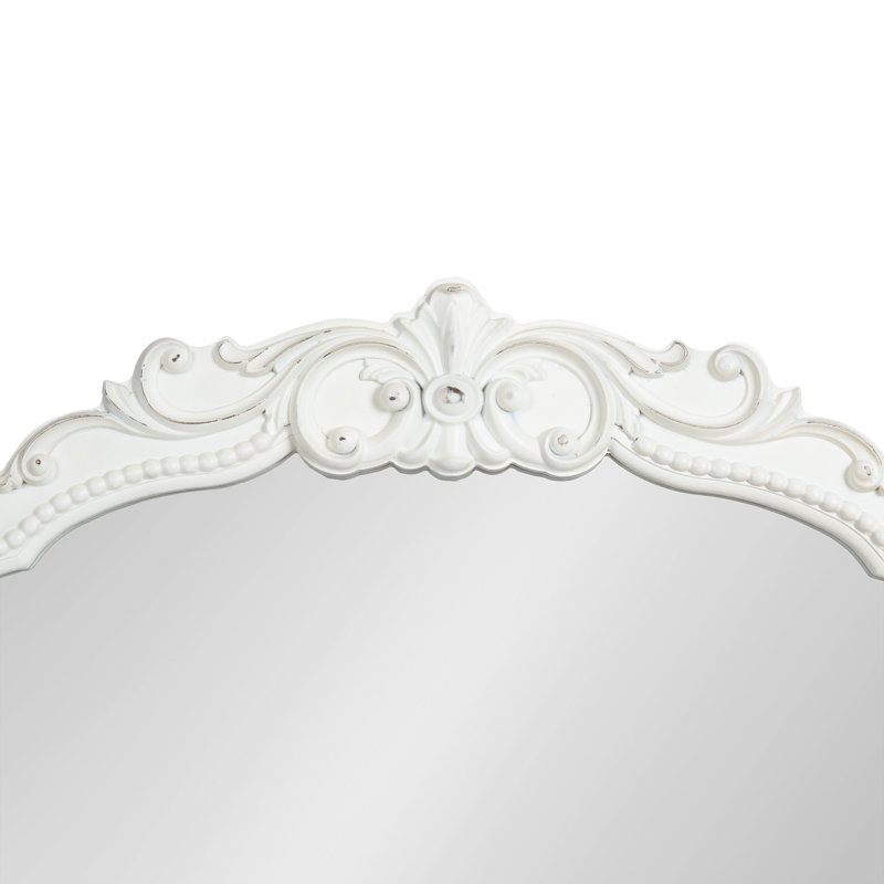 Avenn Odile Framed Wall Mirror 20X30 White, 30" H x 28" W
