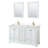 Deborah 60'' Double Bathroom Vanity with Marble Top-23113239-80205308