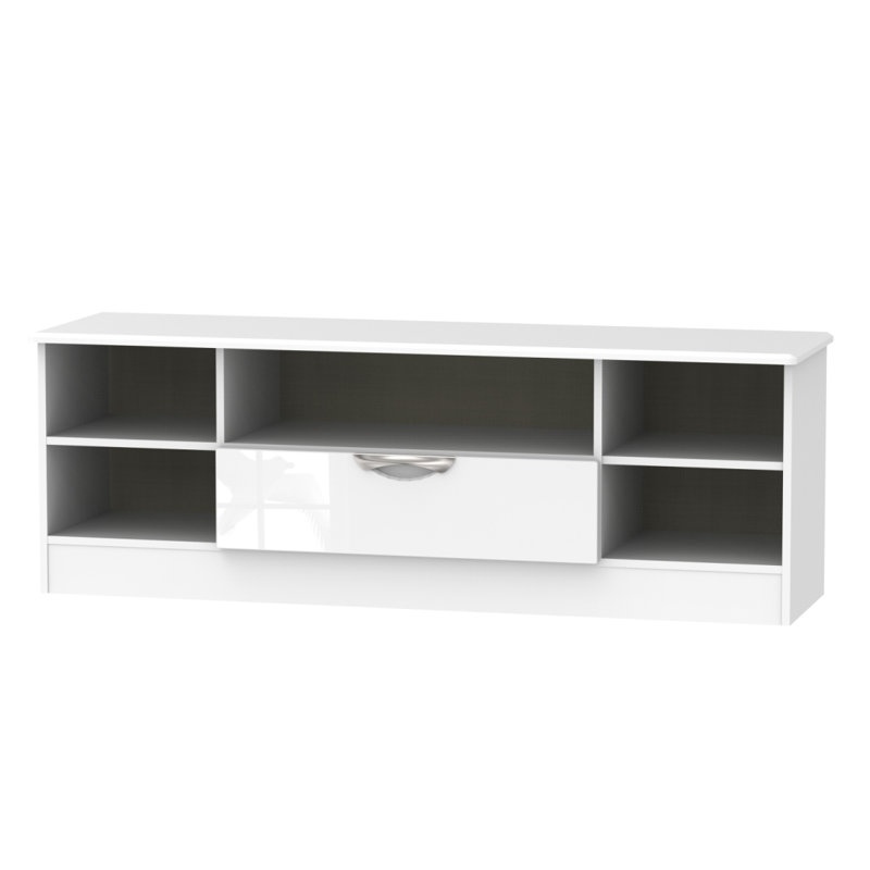 Fully Assembled Bahamas TV Stand for TVs up to 60", White