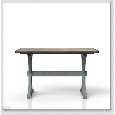 X-Based Counter Height Casual Dining Table With Spacious Top And Durable Design For Modern Homes