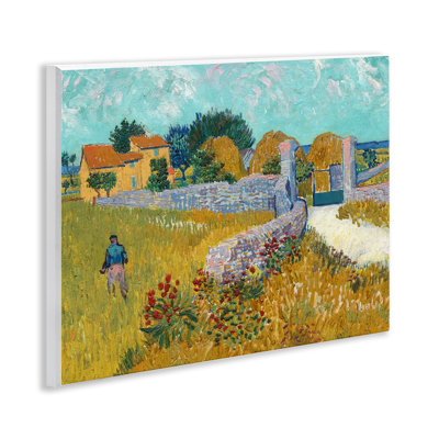 Farmhouse In Provence Wall Plaque, design by Vincent Van Gogh