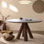Combinaison de chaise ronde Mid Mid-124363249-124363247