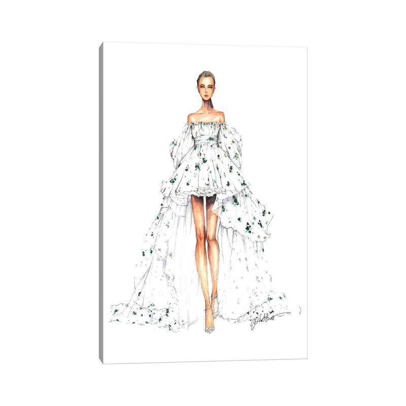 Giambatistta Valli Haute Couture Automne 2016, H 18 po x l 12 po x 1,5 po