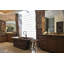 66" Hammered Copper French Curved Style Bathtub