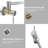 Wall Mount Kitchen Sink Fill Faucet, Folding Retractable With Single Hole Double Handle-114664448