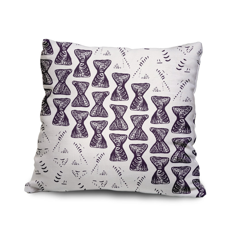 Battements, 20 po X 20 po, Violet