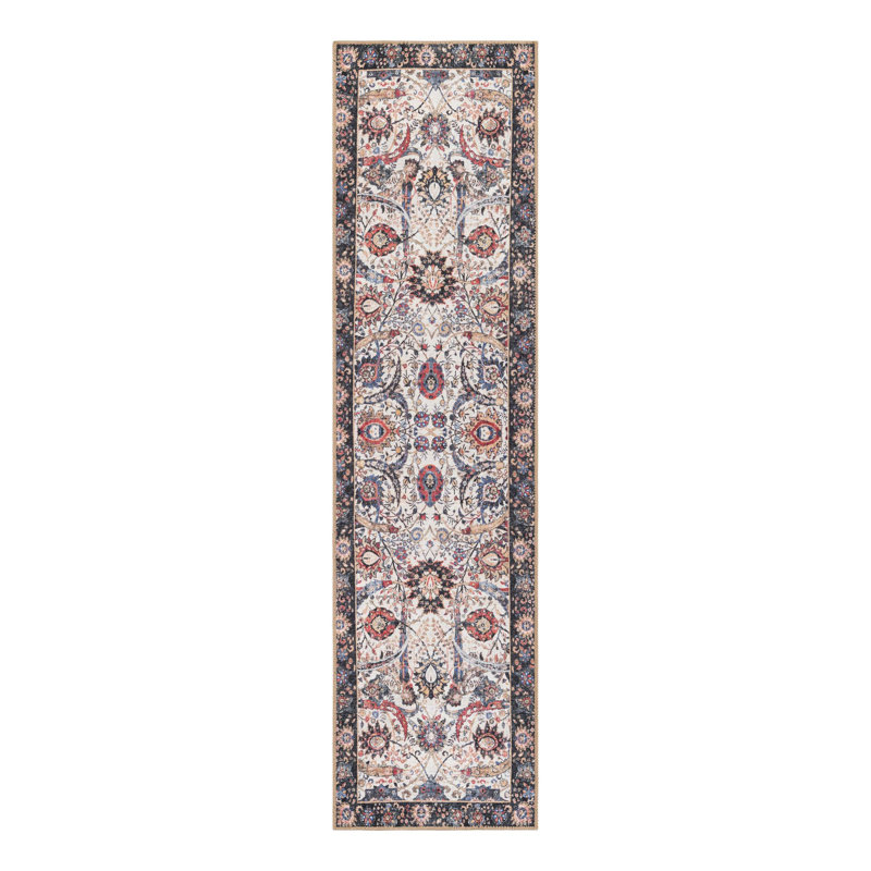 Mailen Performance Chenille Floral Indoor Rug, Runner 2' x 8'