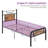 Pantoja Bed Frame with Rustic Vintage Wood Headboard Platform Bed No Box Spring Needed-1316031543