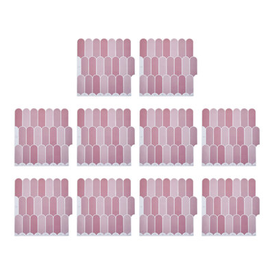 10Pcs Self-Adhesive Wall Tile Stickers