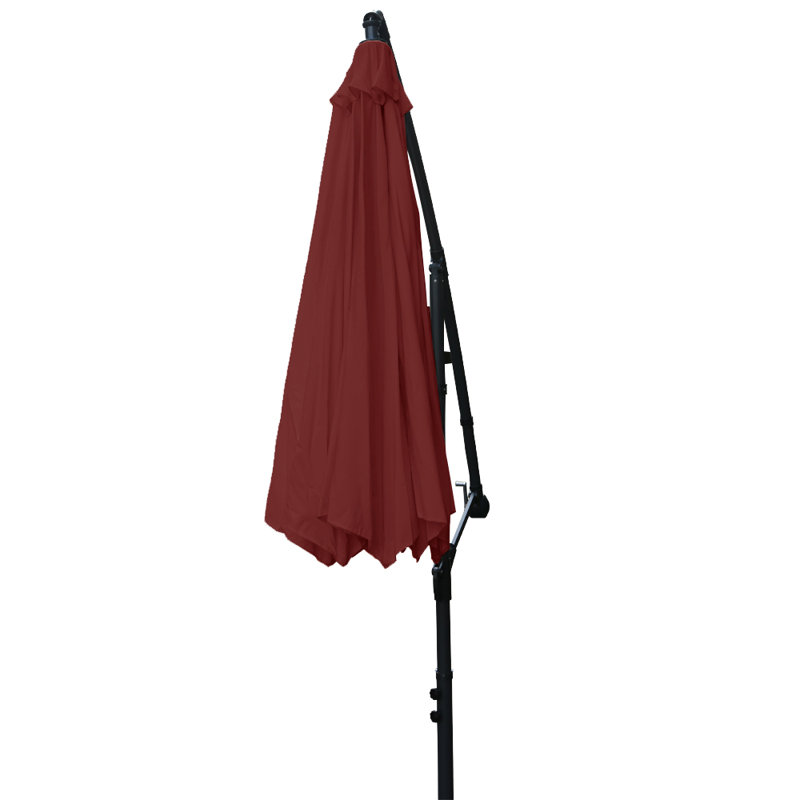 300cm Cantilever Parasol, Wine Red