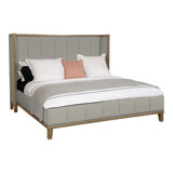 Mattingly Solid Wood Wingback Bed