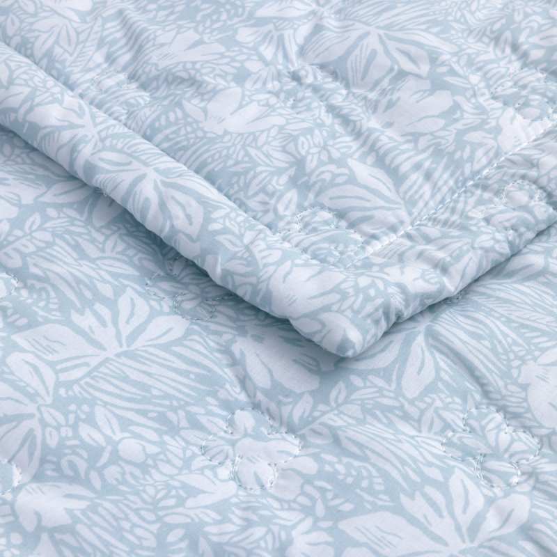 Capri Coverlet, Blue, Queen Coverlet