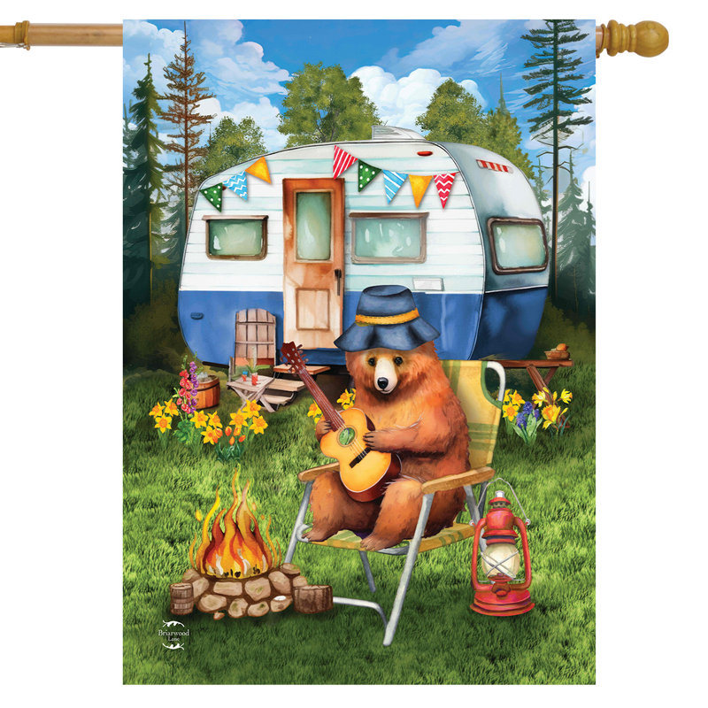 Drapeau du camping Bear House