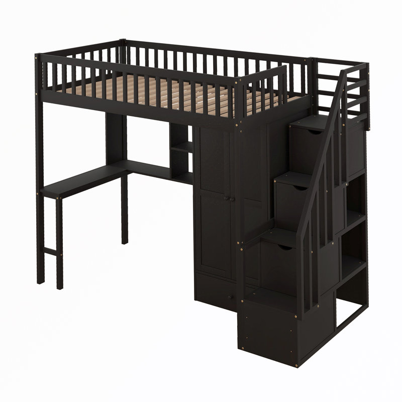 Lits pour enfants avec rangement Gesina