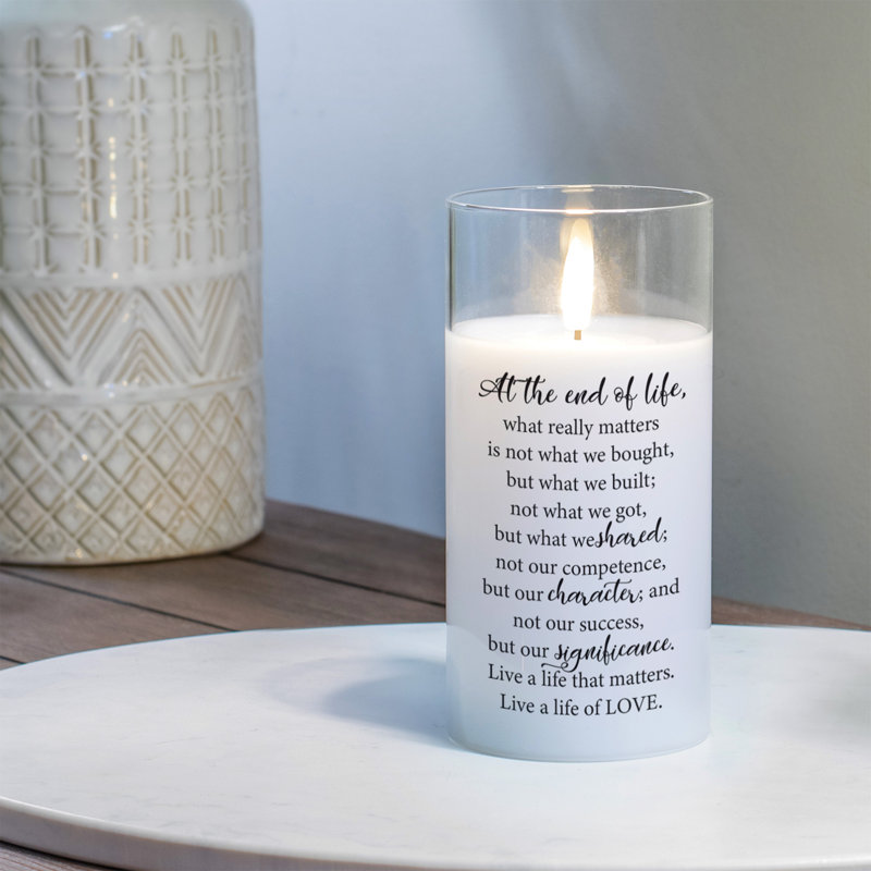Bougie sans flamme sans parfum At the End of Life