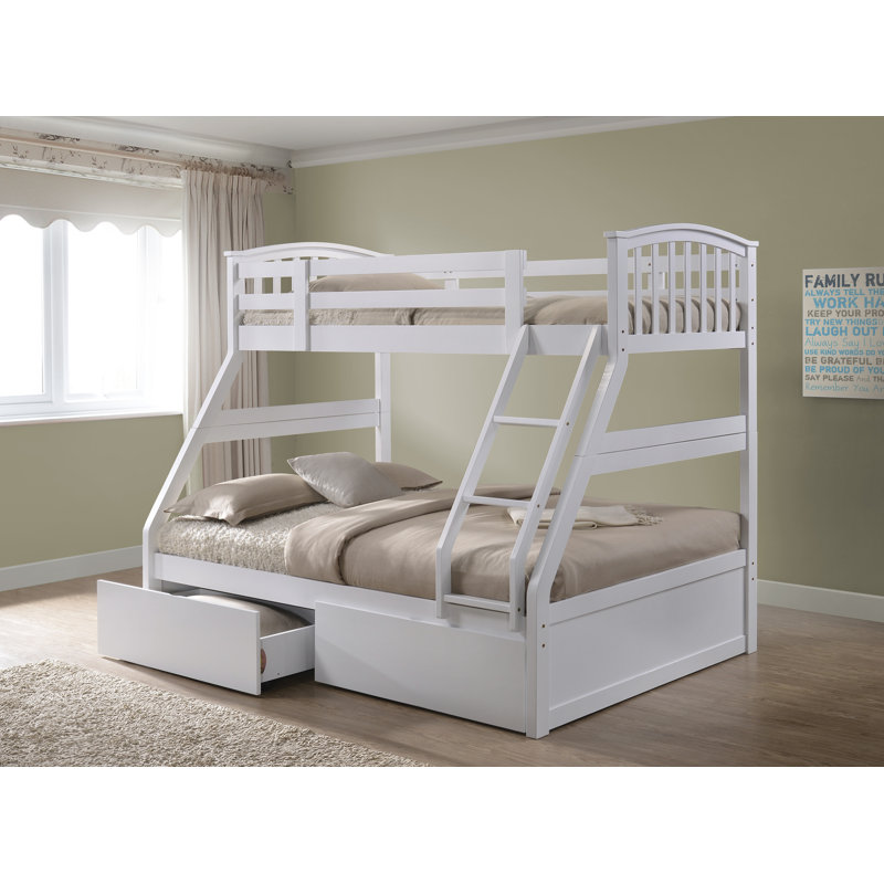 Elula Single Bunk (3') Bed, White