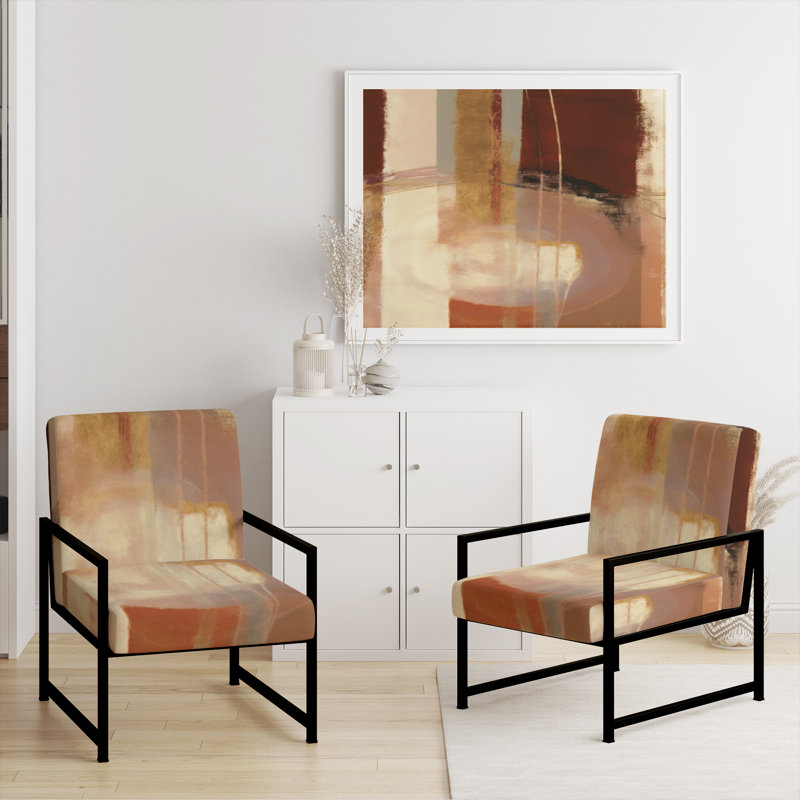 Culligan - Chaise rembourrée avec accoudoirs, Noir, noir, noir, noir
